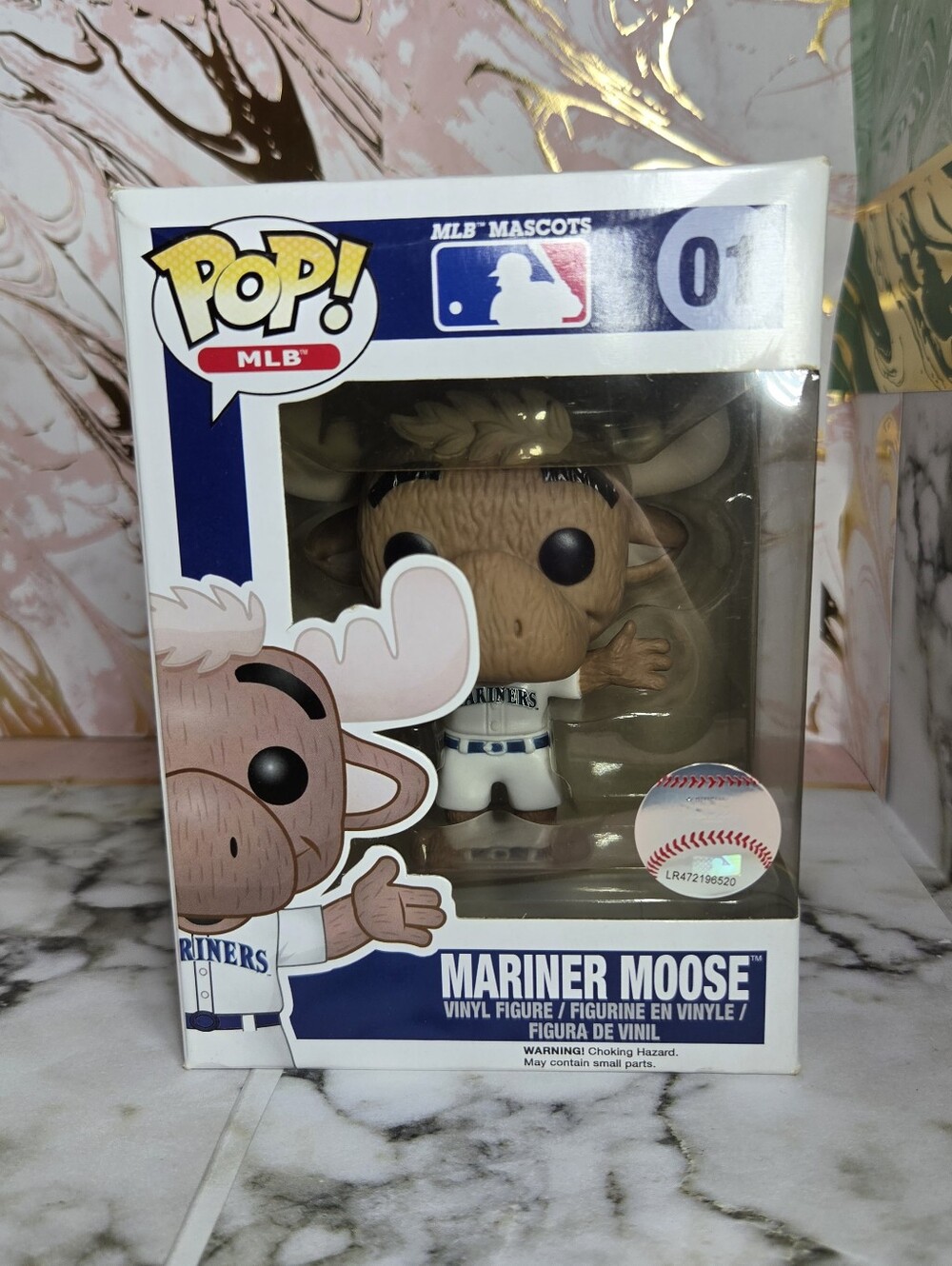 Funko Pop MLB Mascots 01 Mariner Moose NIB, Box Good Condition